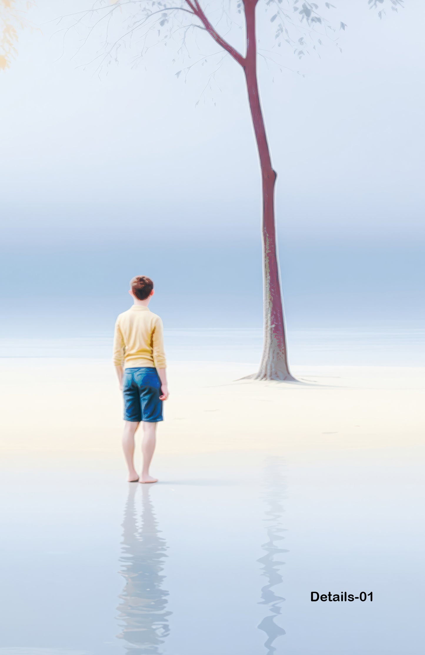 Stilles Ufer, ferne Gedanken—Wandkunst, Fine Art Print, Leinwand, Acryldruck, Alu-Dibond