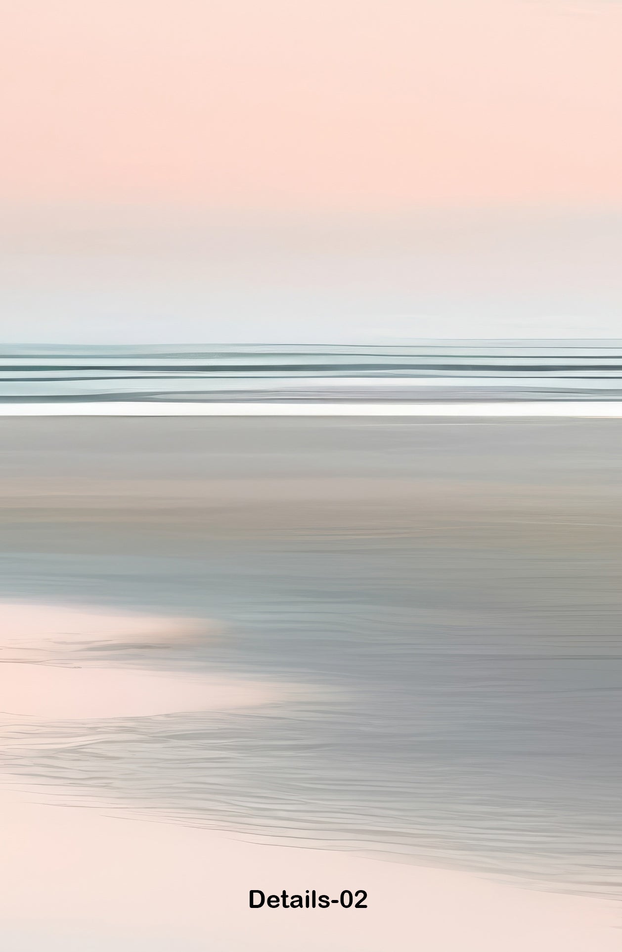 Les gens dans la mer des Wadden-01—Art mural, Impression d'art, Toile, Impression acrylique, Alu-Dibond