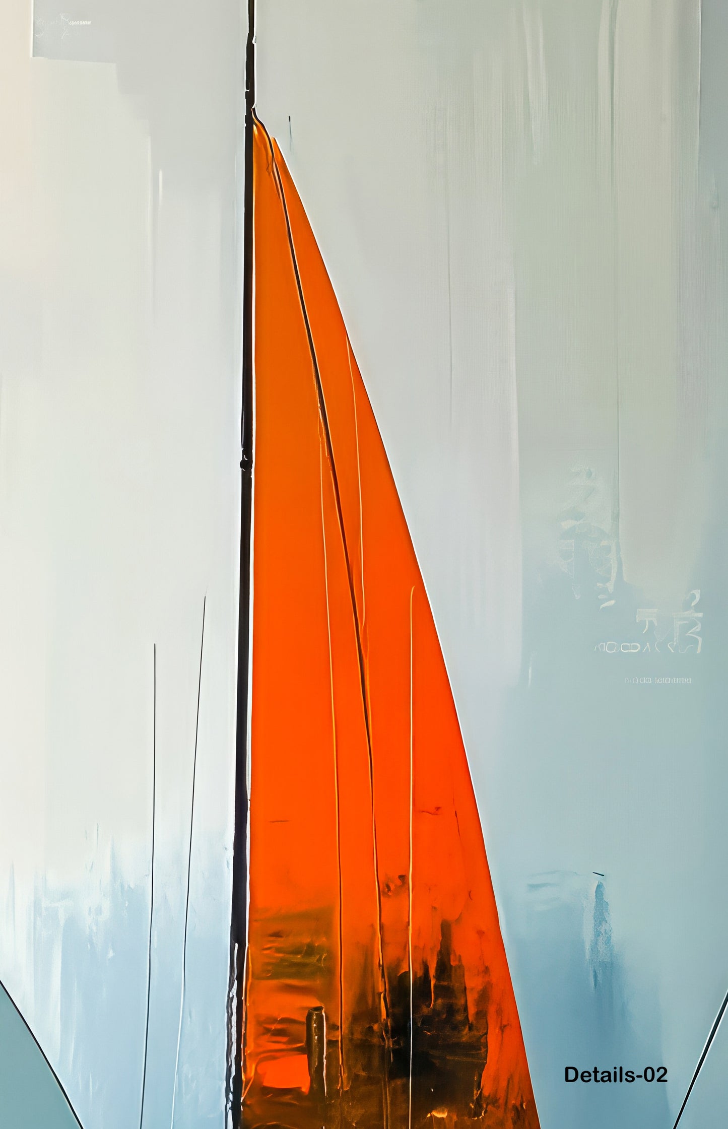 Segelboot-Kunst - Abstraktion in Bewegung—Wandkunst, Fine Art Print, Leinwand, Acryldruck, Alu-Dibond