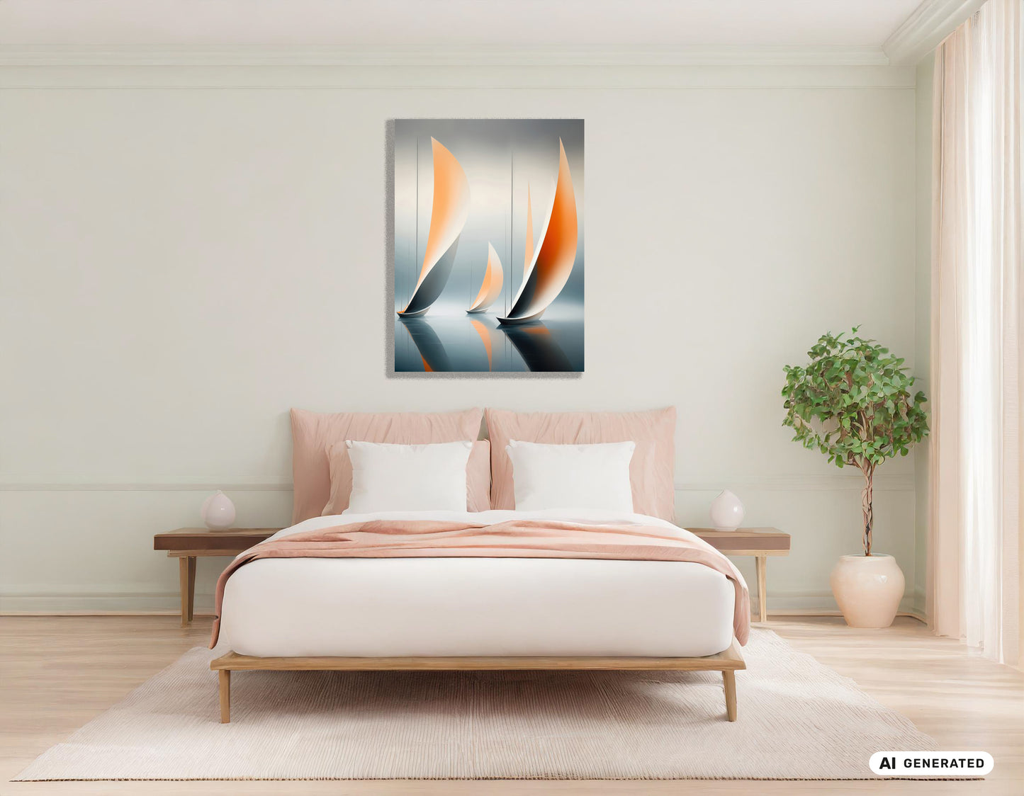 Drei im Licht—Wandkunst, Fine Art Print, Leinwand, Acryldruck