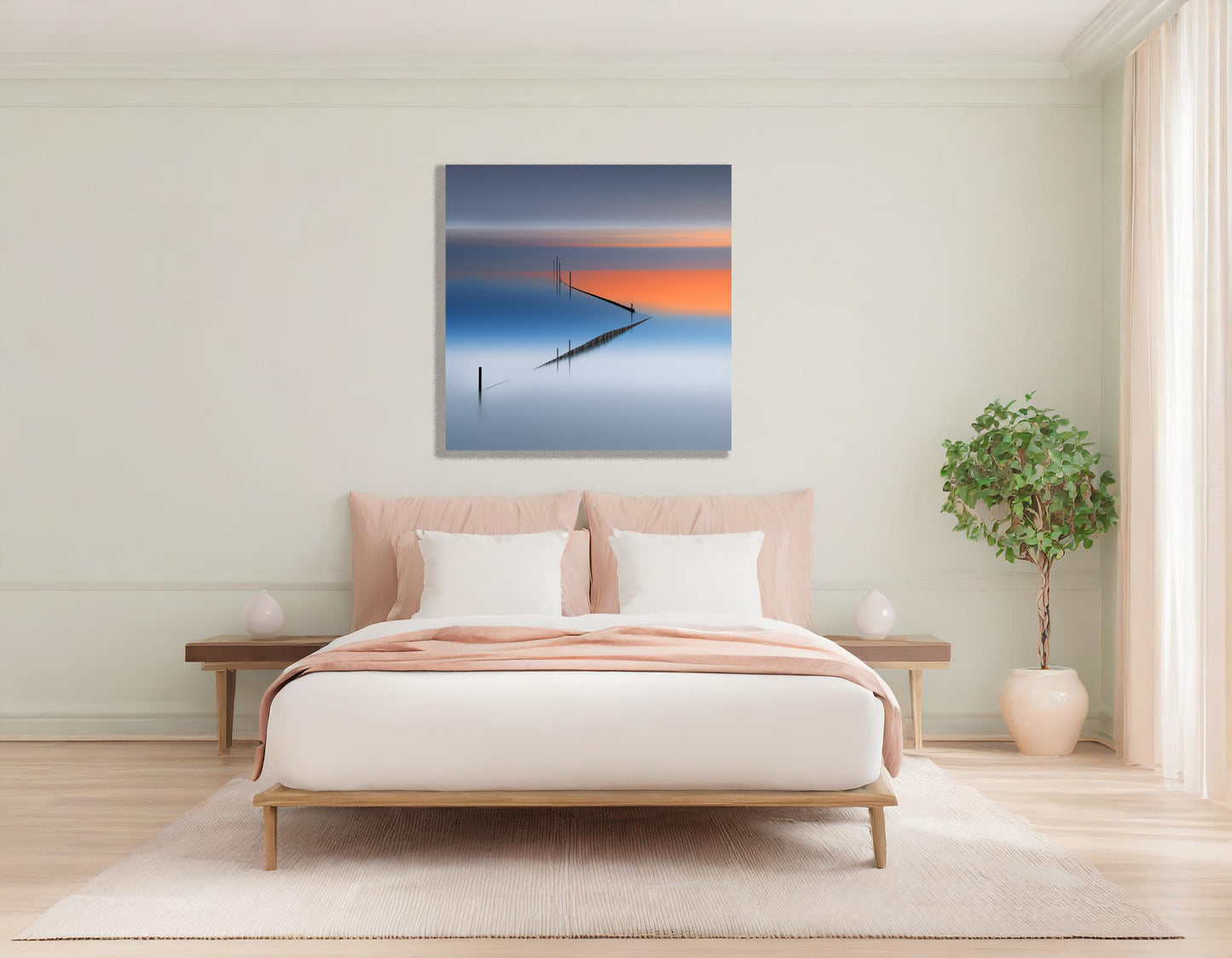 Stille Linien—Wandkunst, Fine Art Print, Leinwand, Acryldruck