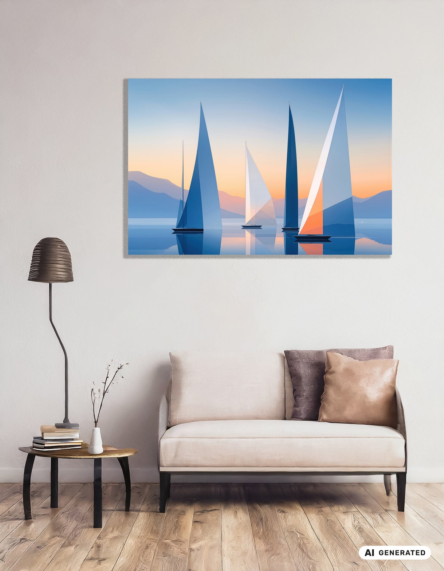 Sails of Silence—Wall Art, Fine Art Print, Canvas, Acrylic Print