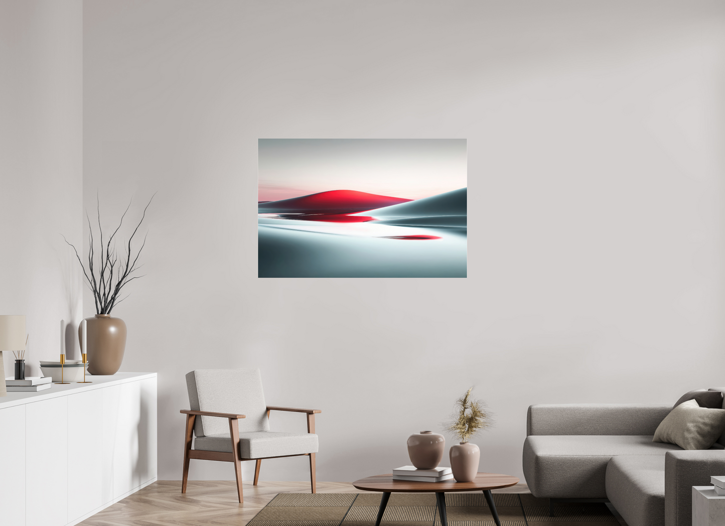 120 x 80 cm, Fine Art Pigmentdruck hinter Acrylglas Die Stille der Dünen-06