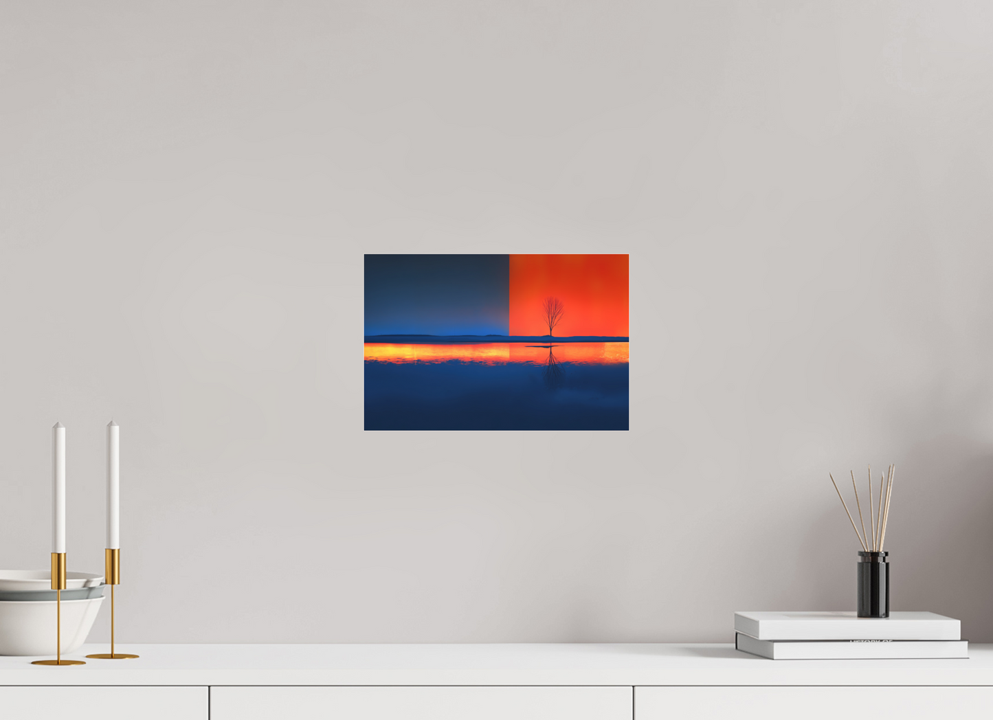 30 x 20 cm, Fine Art Pigmentdruck hinter Acrylglas Grenze des Lichts