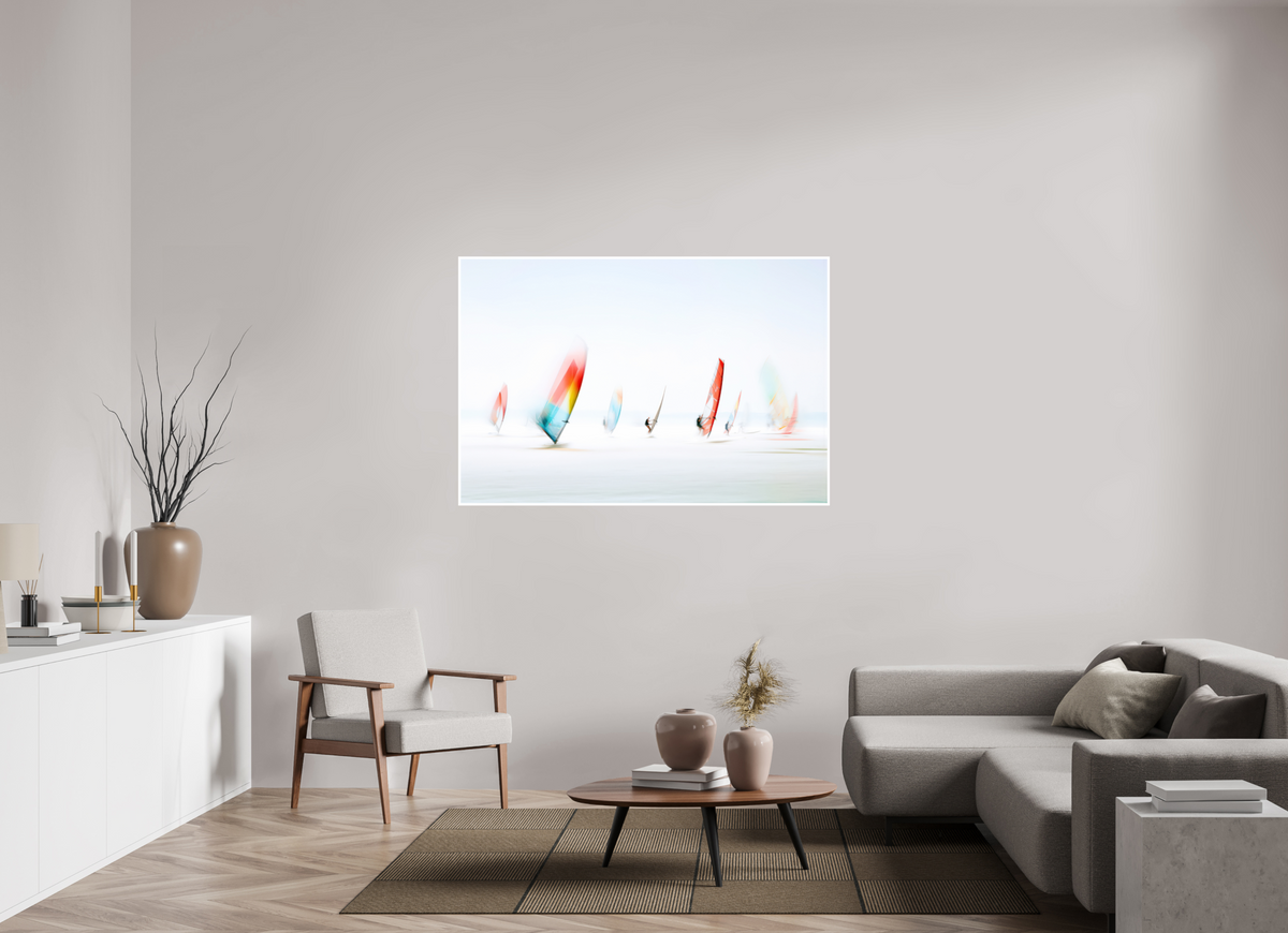 150 x 100 cm, Fine Art Print Hahnemühle Baryta Windspuren-Im offenen Licht