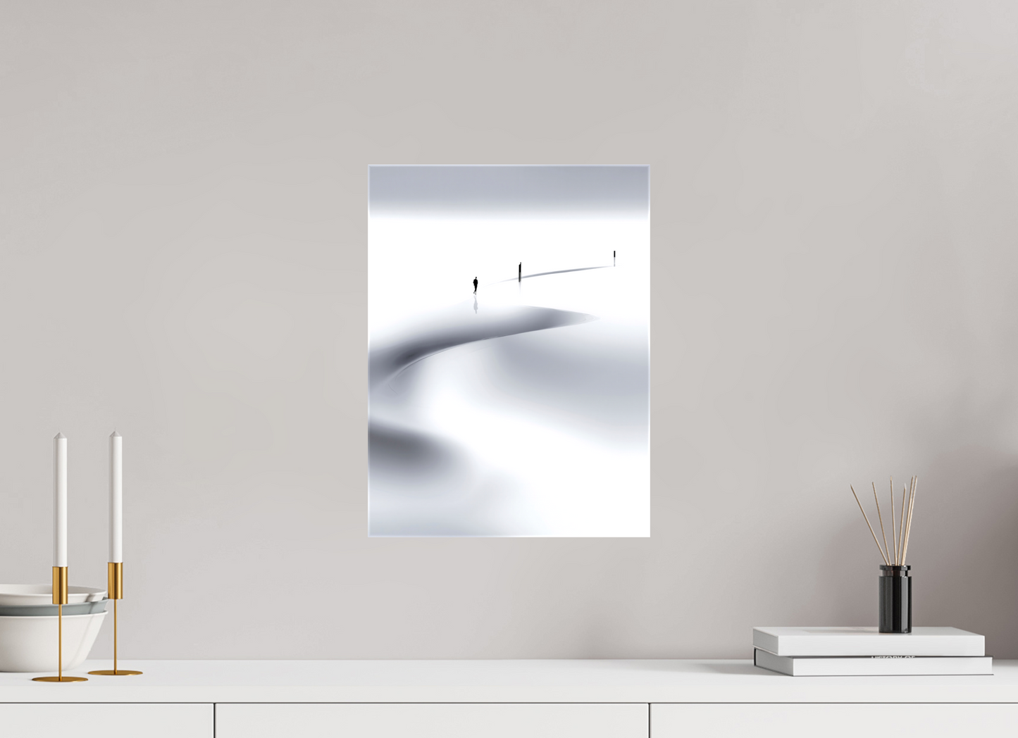 30 x 40 cm, Leinwand glänzend Weg der Gezeiten