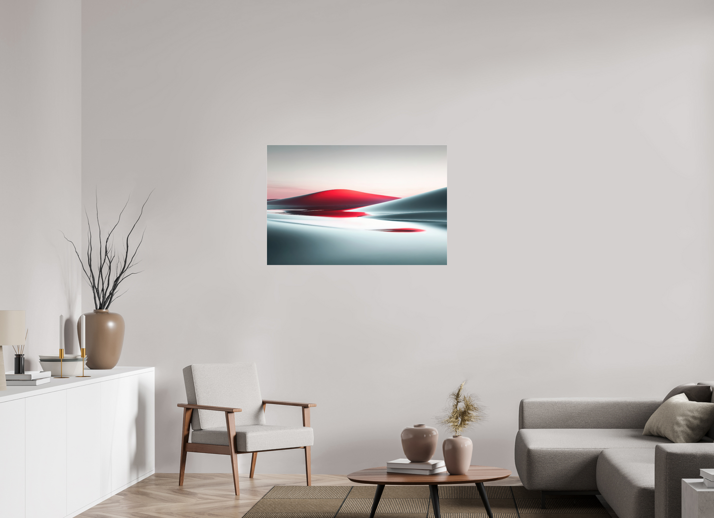 105 x 70 cm, Fine Art Pigmentdruck hinter Acrylglas Die Stille der Dünen-06