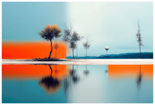 Main image Horizont der Gegensätze—Wandkunst, Fine Art Print, Leinwand, Acryldruck, Alu-Dibond