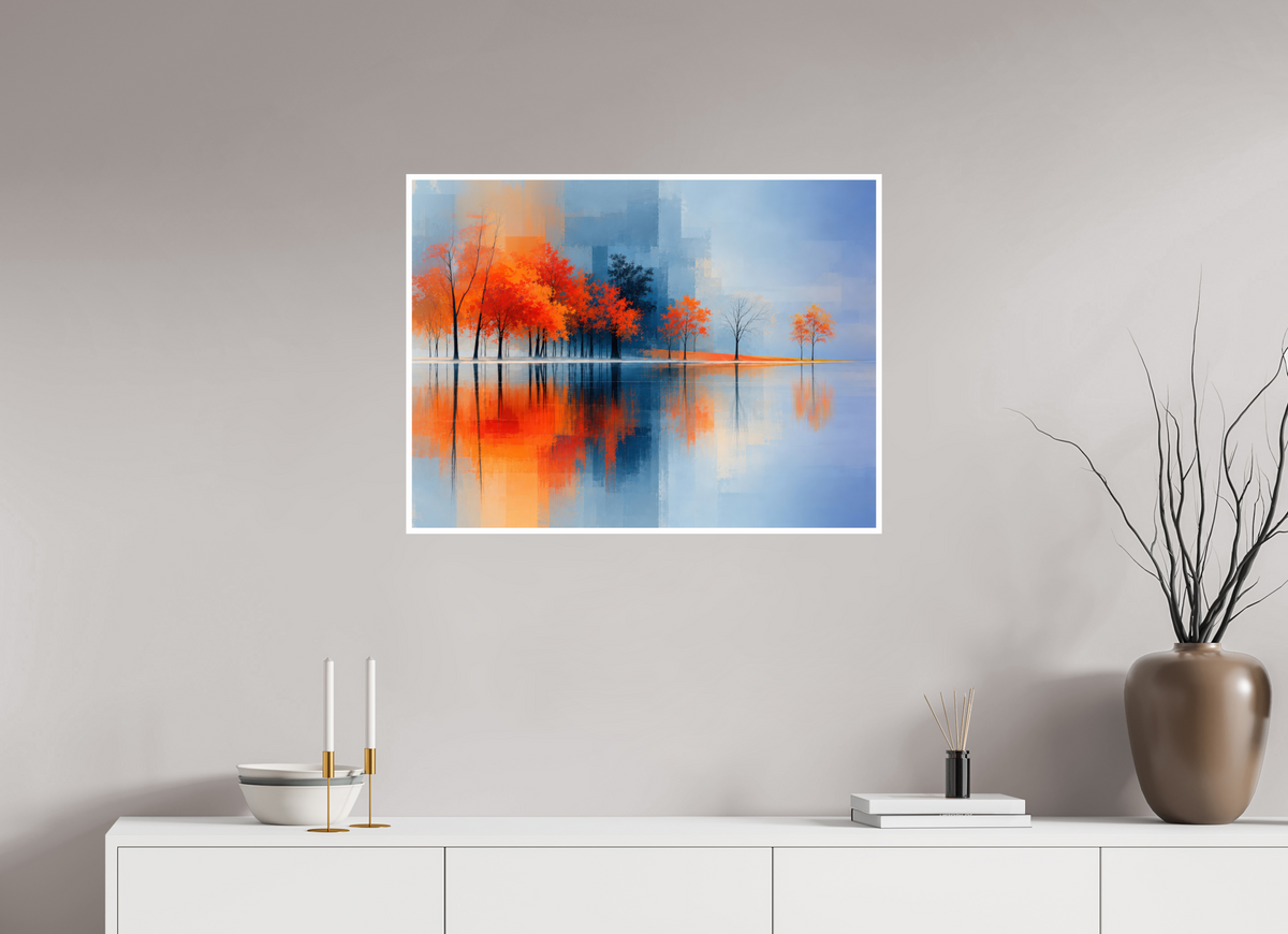 80 x 60 cm, Fine Art Print Hahnemühle Baryta Uferglut