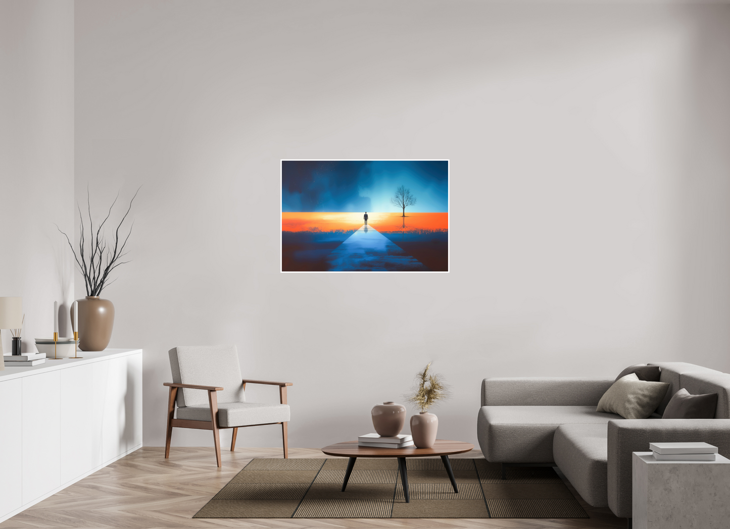 120 x 80 cm, Fine Art Print Hahnemühle Baryta Der Pfad ins Zwischenlicht