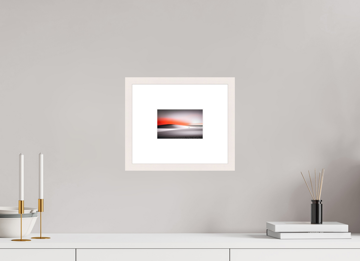15 x 10 cm, Fine Art Print gerahmt Verloren im Licht—Wandkunst, Fine Art Print, Leinwand, Acryldruck, Alu-Dibond