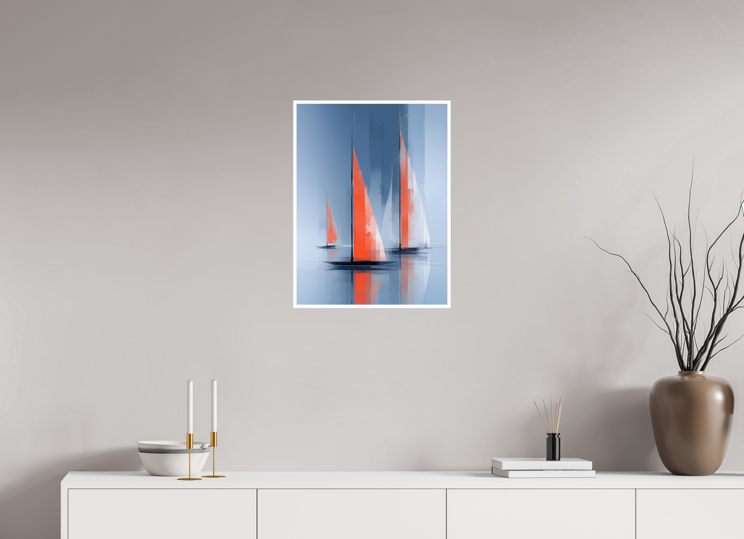 45 x 60 cm, Fine Art Print Hahnemühle Baryta Orange Zeichen