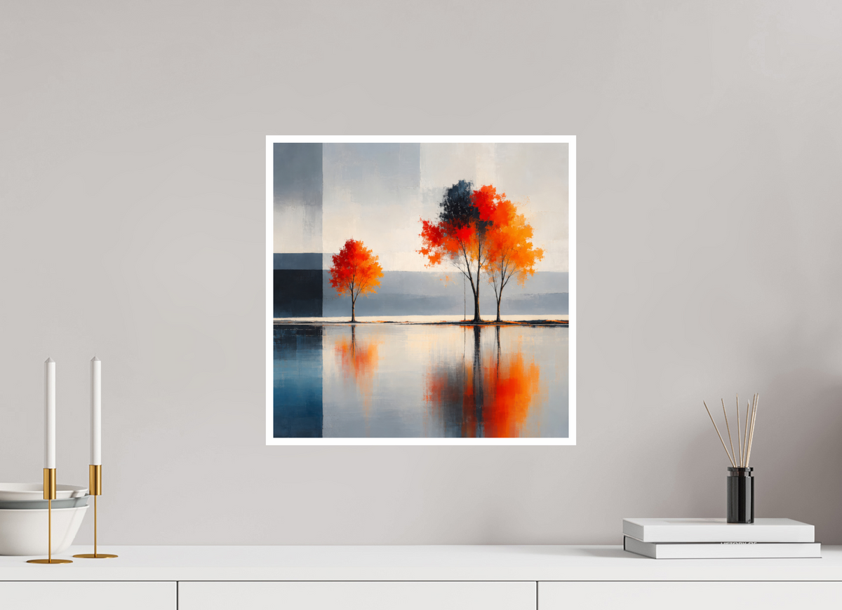 40 x 40 cm, Fine Art Print Hahnemühle Baryta Herbst zwischen den Welten