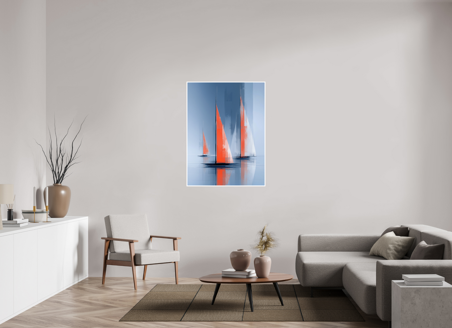 90 x 120 cm, Fine Art Print Hahnemühle Baryta Orange Zeichen