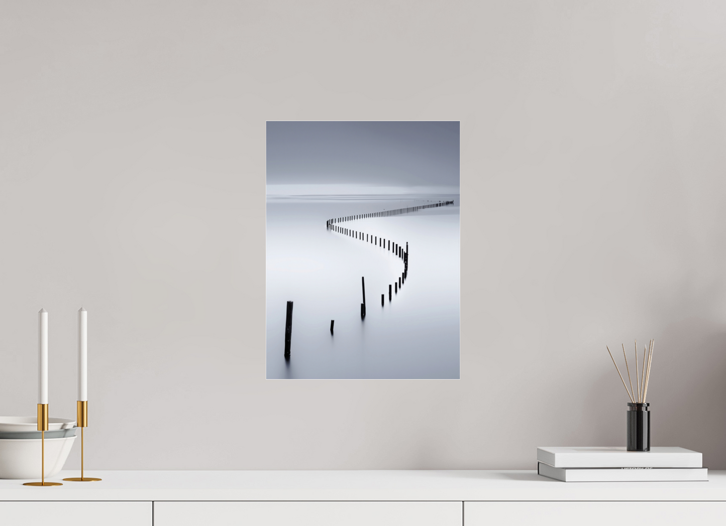 30 x 40 cm, Acrylglas glänzend standard Lichtweg im Watt