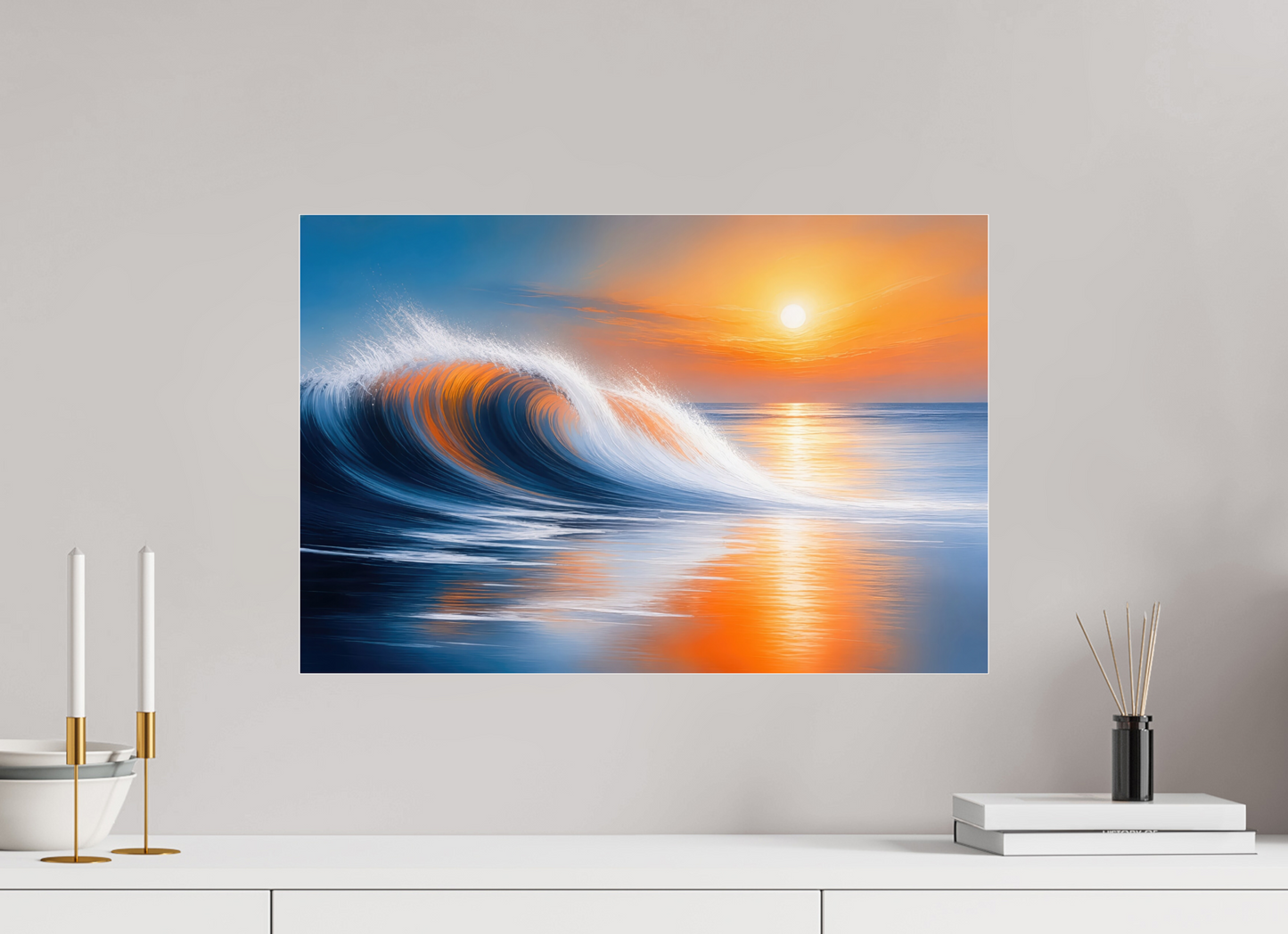 60 x 40 cm, Acrylglas glänzend standard Tragendes Licht—Wandkunst, Fine Art Print, Leinwand, Acryldruck, Alu-Dibond