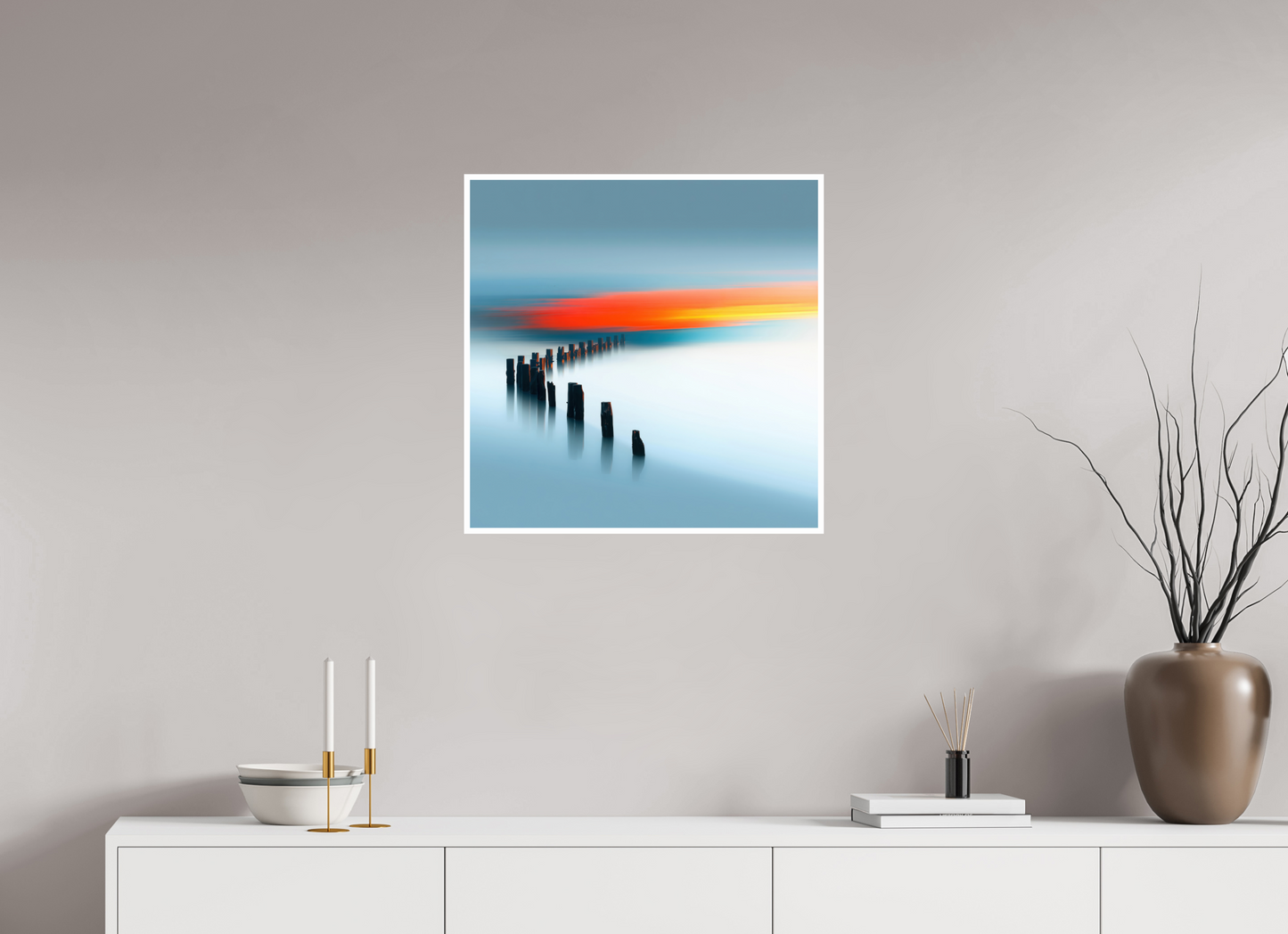 60 x 60 cm, Fine Art Print Hahnemühle Baryta Pfad ins Licht