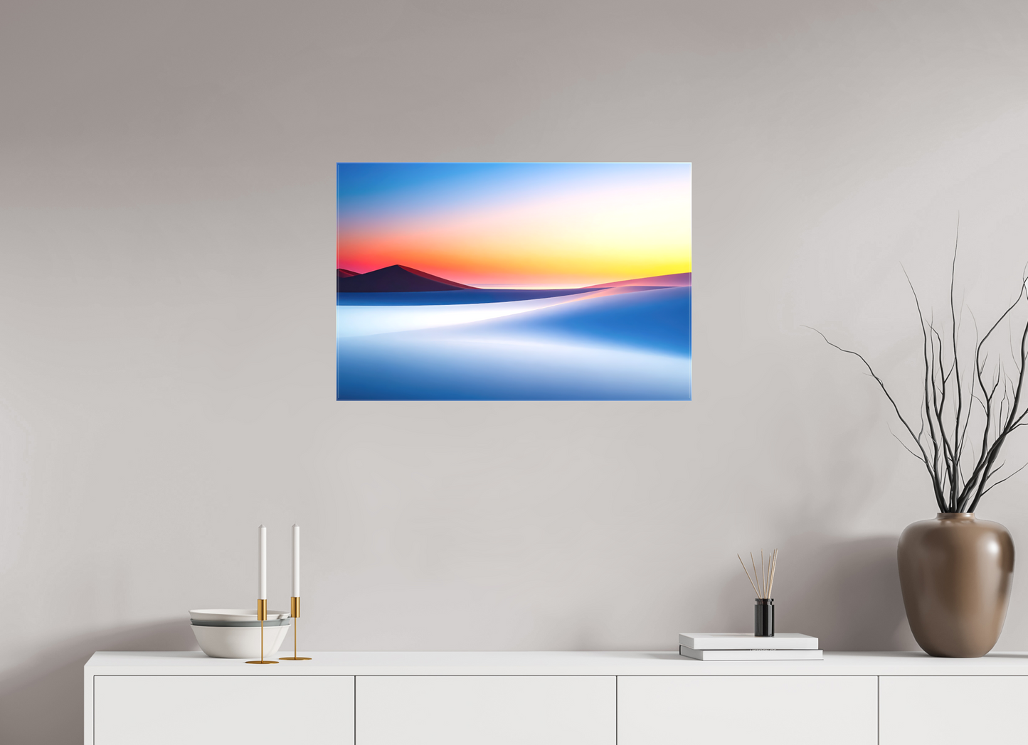 75 x 50 cm, Leinwand glänzend Die Stille der Dünen-02
