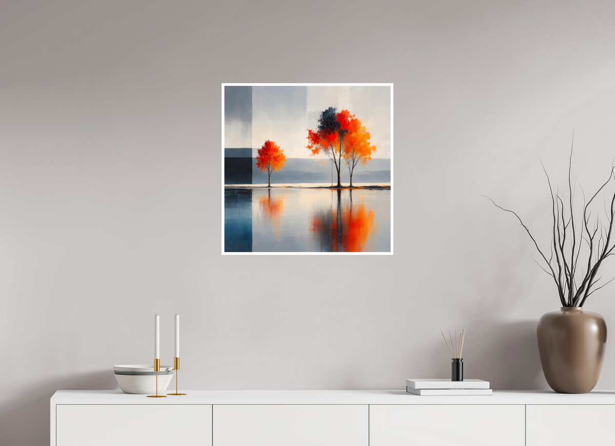 60 x 60 cm, Fine Art Print Hahnemühle Baryta Herbst zwischen den Welten