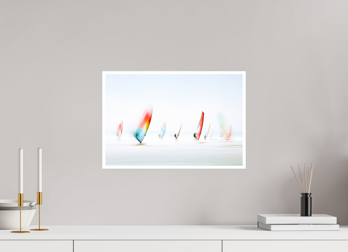 45 x 30 cm, Fine Art Print Hahnemühle Baryta Windspuren-Im offenen Licht