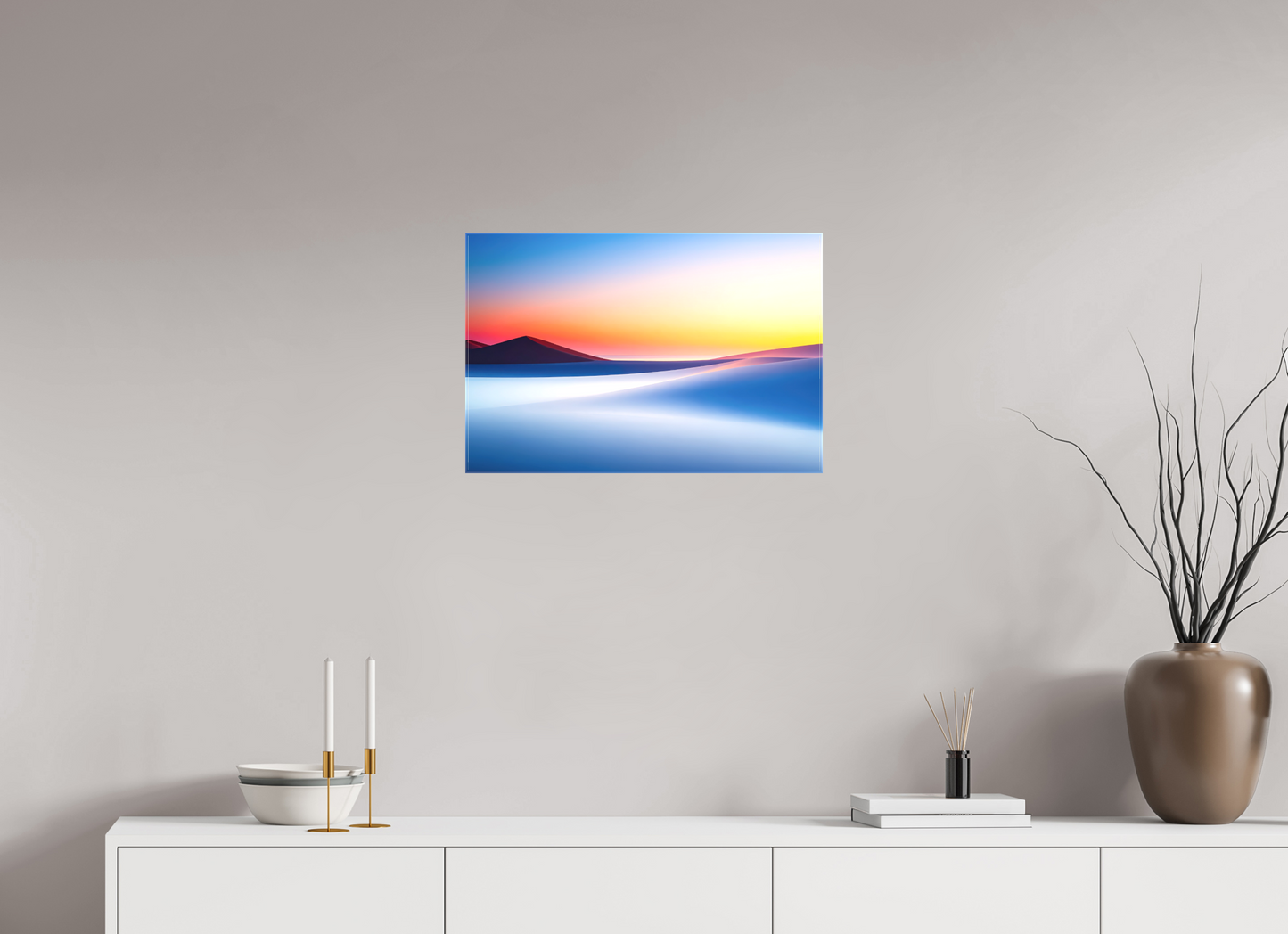 60 x 40 cm, Leinwand glänzend Die Stille der Dünen-02