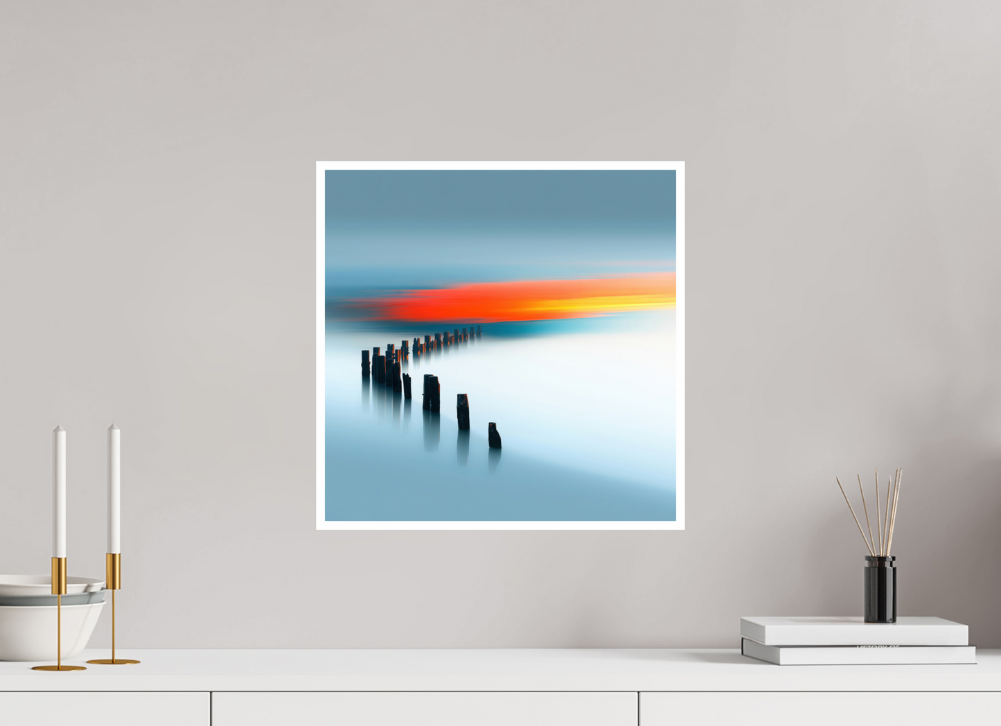40 x 40 cm, Fine Art Print Hahnemühle Baryta Pfad ins Licht