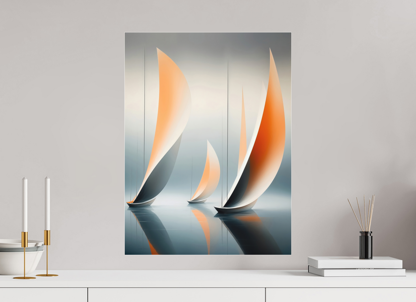 45 x 60 cm, Fine Art Pigmentdruck hinter Acrylglas Drei im Licht