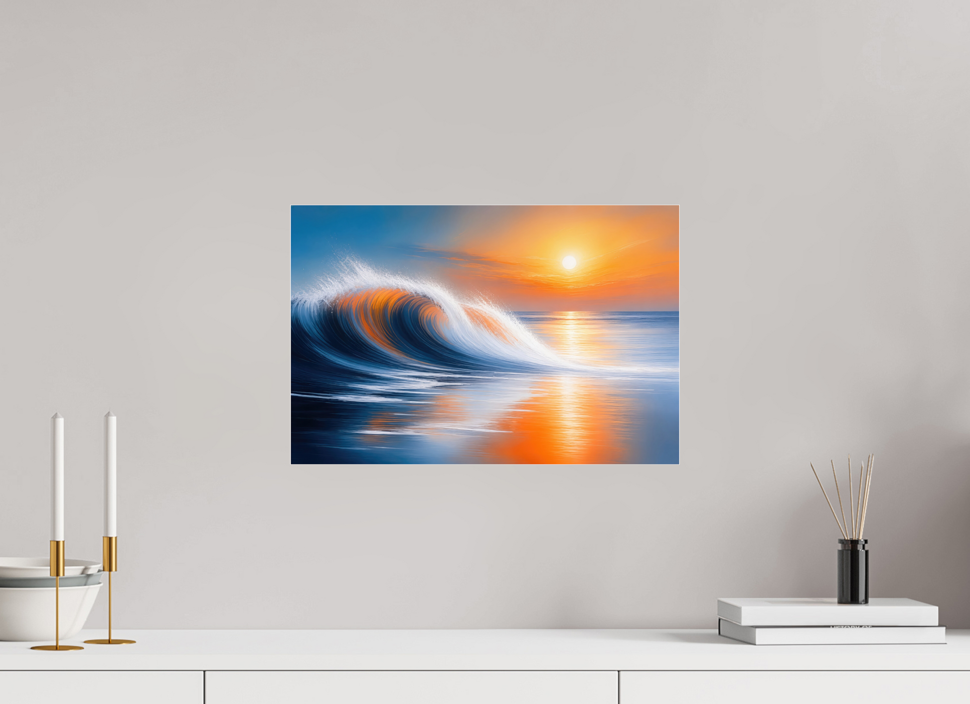 45 x 30 cm, Acrylglas glänzend standard Tragendes Licht—Wandkunst, Fine Art Print, Leinwand, Acryldruck, Alu-Dibond