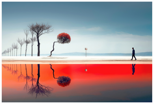 Main image Der Weg durch den Traumraum—Wandkunst, Fine Art Print, Leinwand, Acryldruck, Alu-Dibond