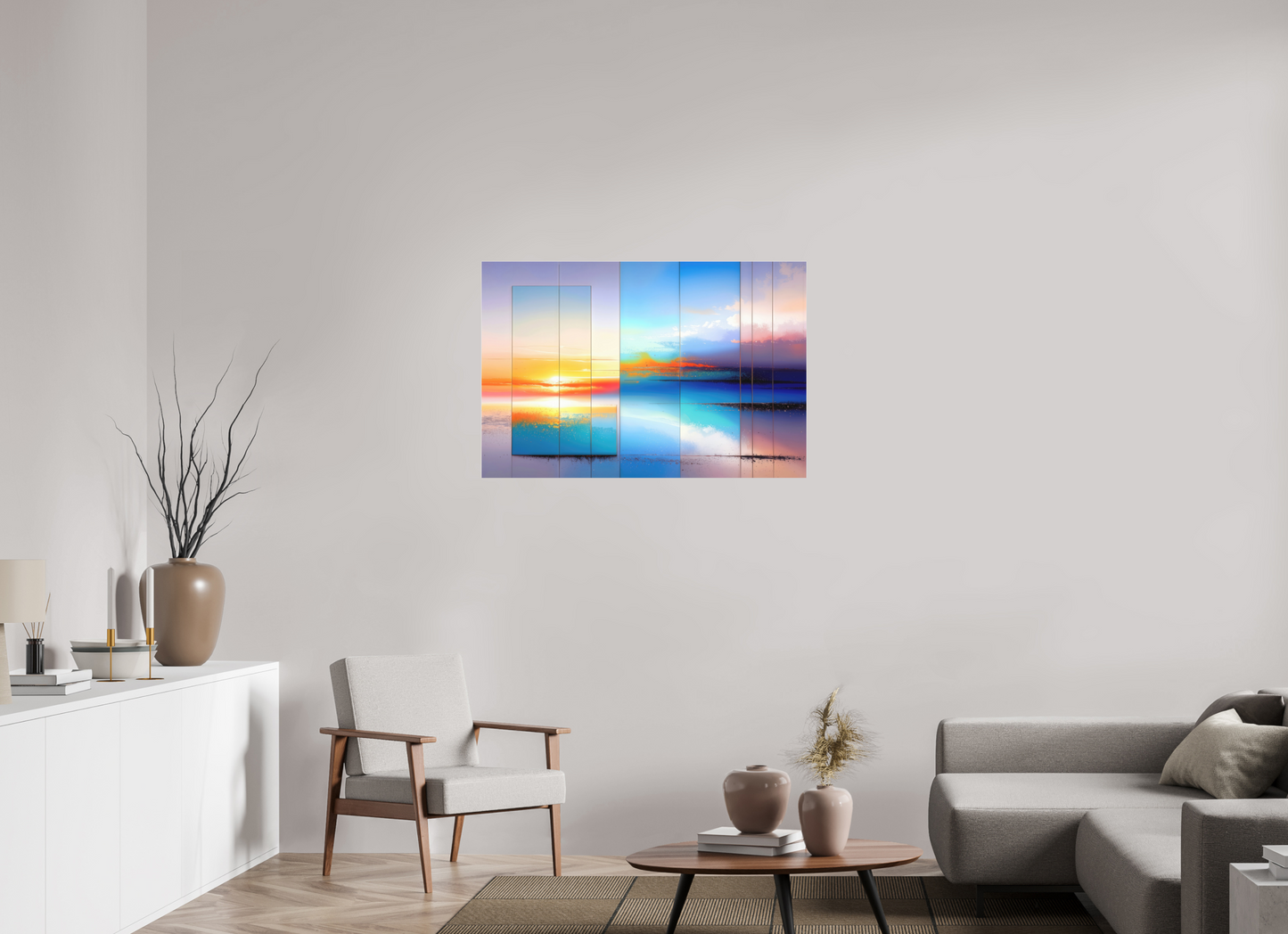 105 x 70 cm, Fine Art Pigmentdruck hinter Acrylglas Fenster zum Meer-01