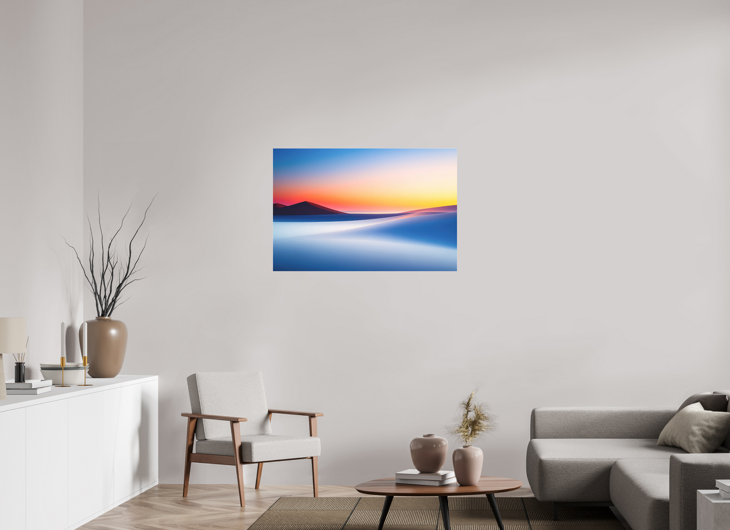 105 x 70 cm, Fine Art Pigmentdruck hinter Acrylglas Die Stille der Dünen-02