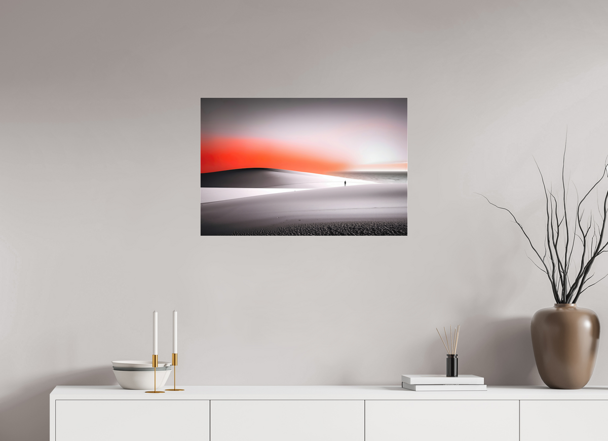 75 x 50 cm, Fine Art Pigmentdruck hinter Acrylglas Verloren im Licht—Wandkunst, Fine Art Print, Leinwand, Acryldruck, Alu-Dibond
