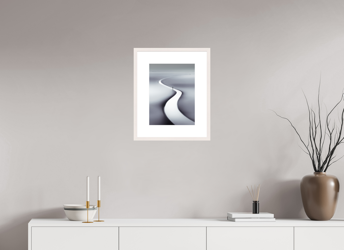 30 x 40 cm, Fine Art Print gerahmt Wattenmeer-103
