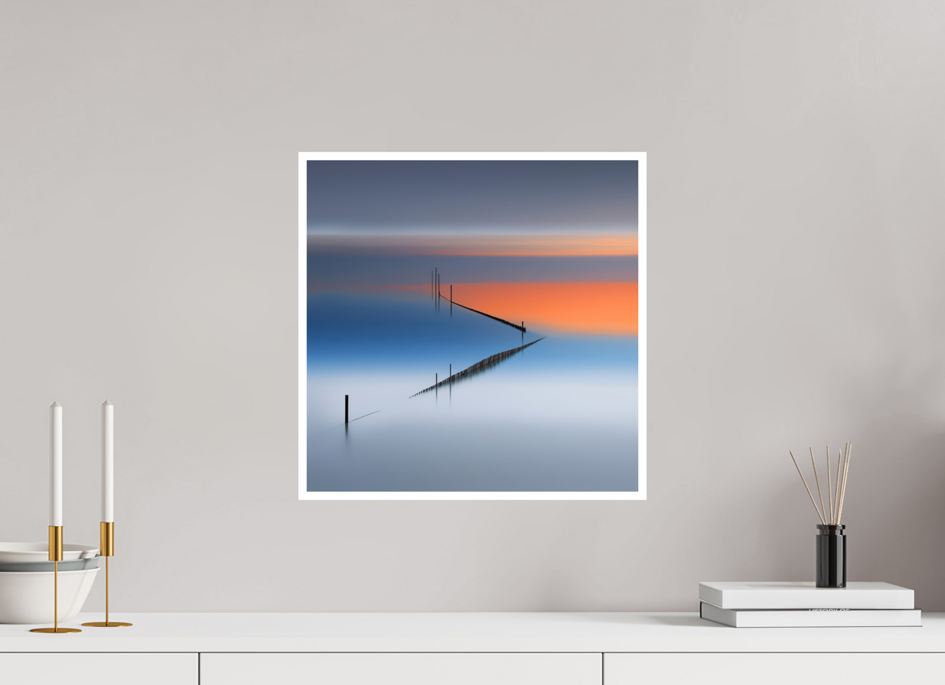 40 x 40 cm, Fine Art Print Hahnemühle Baryta Stille Linien