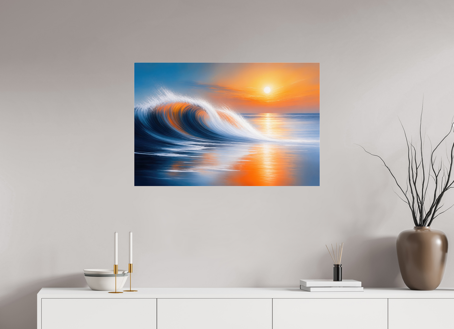90 x 60 cm, Acrylglas glänzend standard Tragendes Licht—Wandkunst, Fine Art Print, Leinwand, Acryldruck, Alu-Dibond