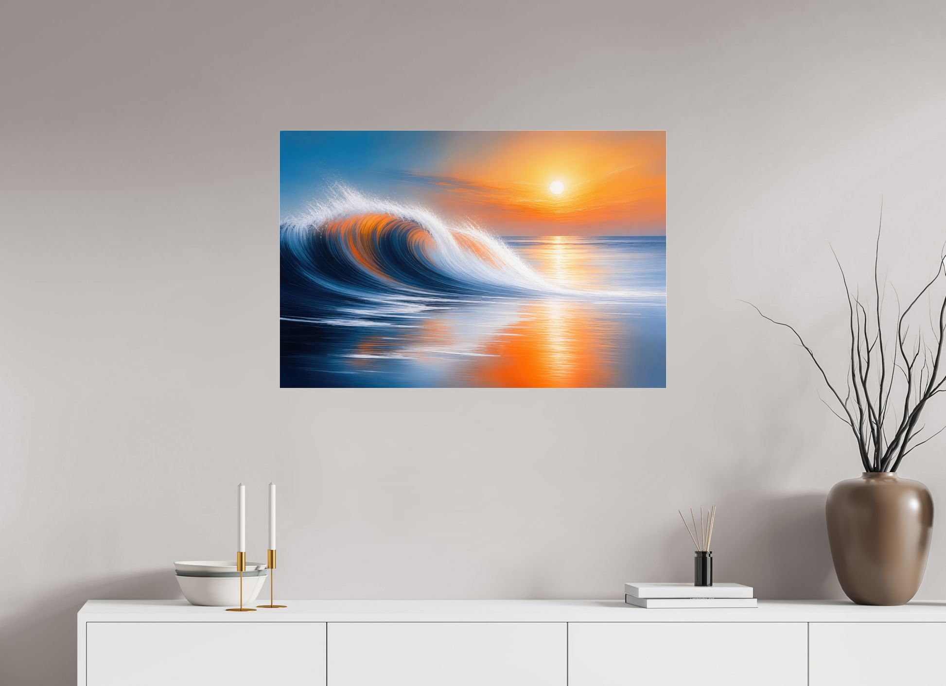 90 x 60 cm, Acrylglas glänzend standard Tragendes Licht—Wandkunst, Fine Art Print, Leinwand, Acryldruck, Alu-Dibond