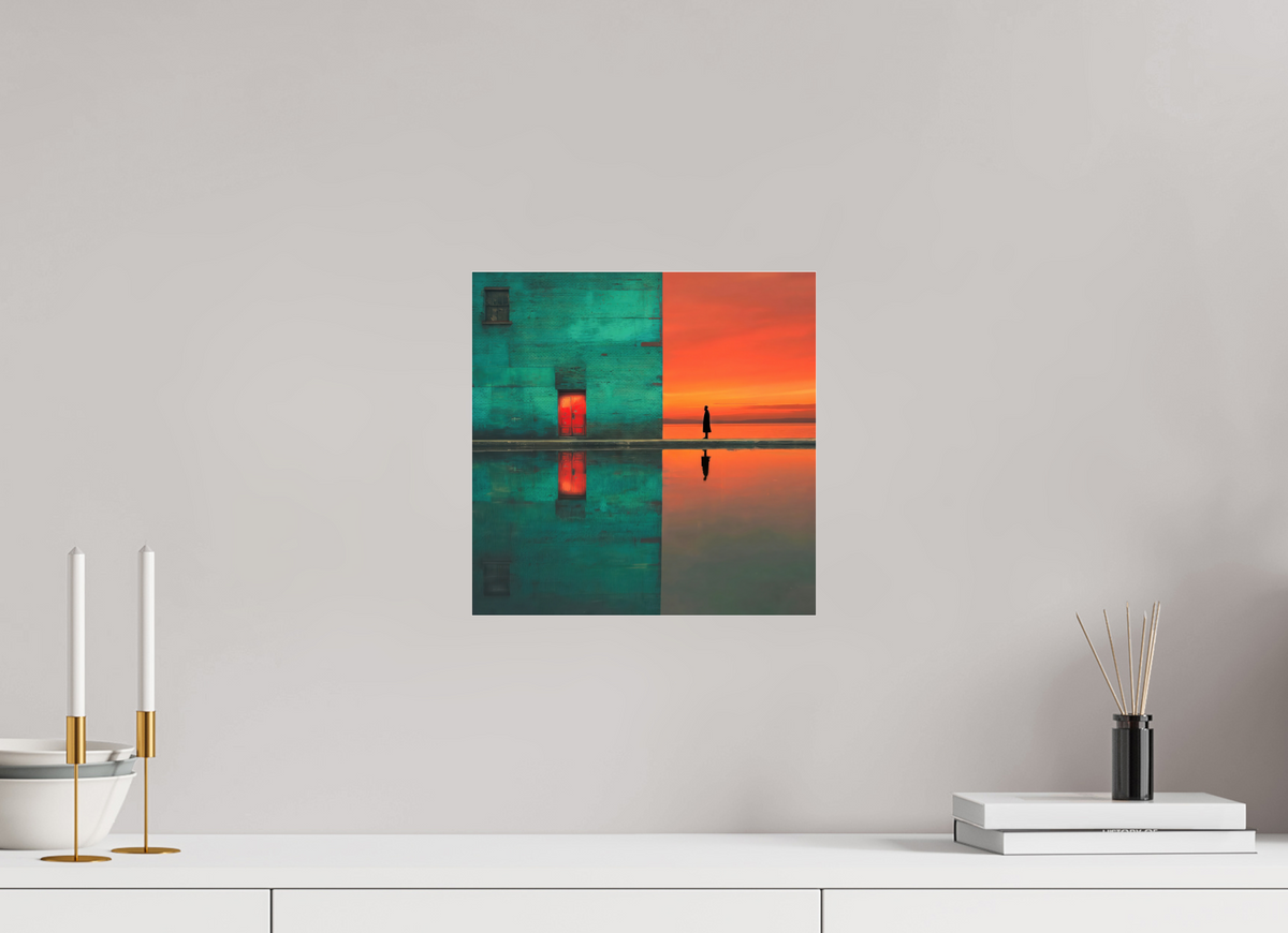 30 x 30 cm, Acrylglas glänzend standard Schwelle zum Meer—Wandkunst, Fine Art Print, Leinwand, Acryldruck, Alu-Dibond