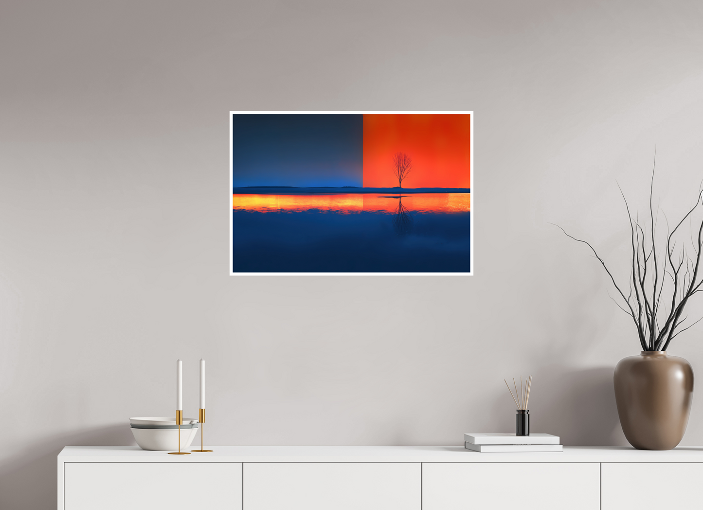 75 x 50 cm, Fine Art Print Hahnemühle Baryta Grenze des Lichts—Wandkunst, Fine Art Print, Leinwand, Acryldruck, Alu-Dibond