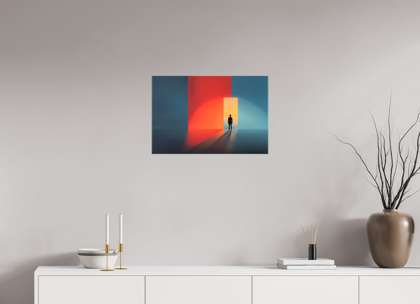 60 x 40 cm, Leinwand glänzend Tor zum Meer-03