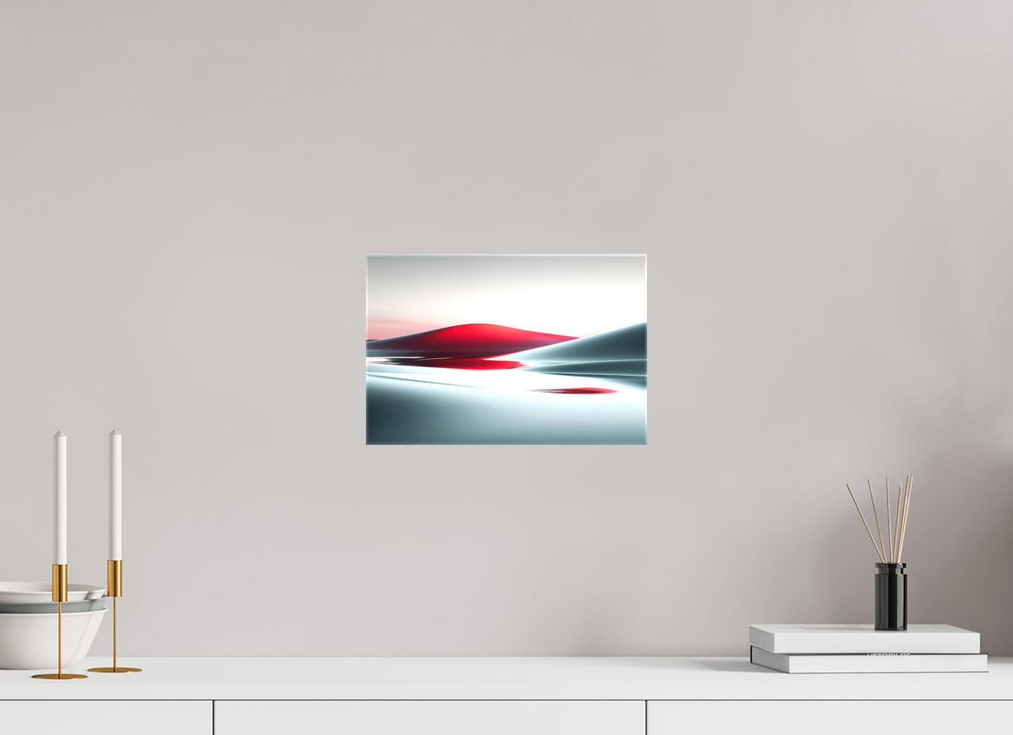 30 x 20 cm, Leinwand glänzend Die Stille der Dünen-06