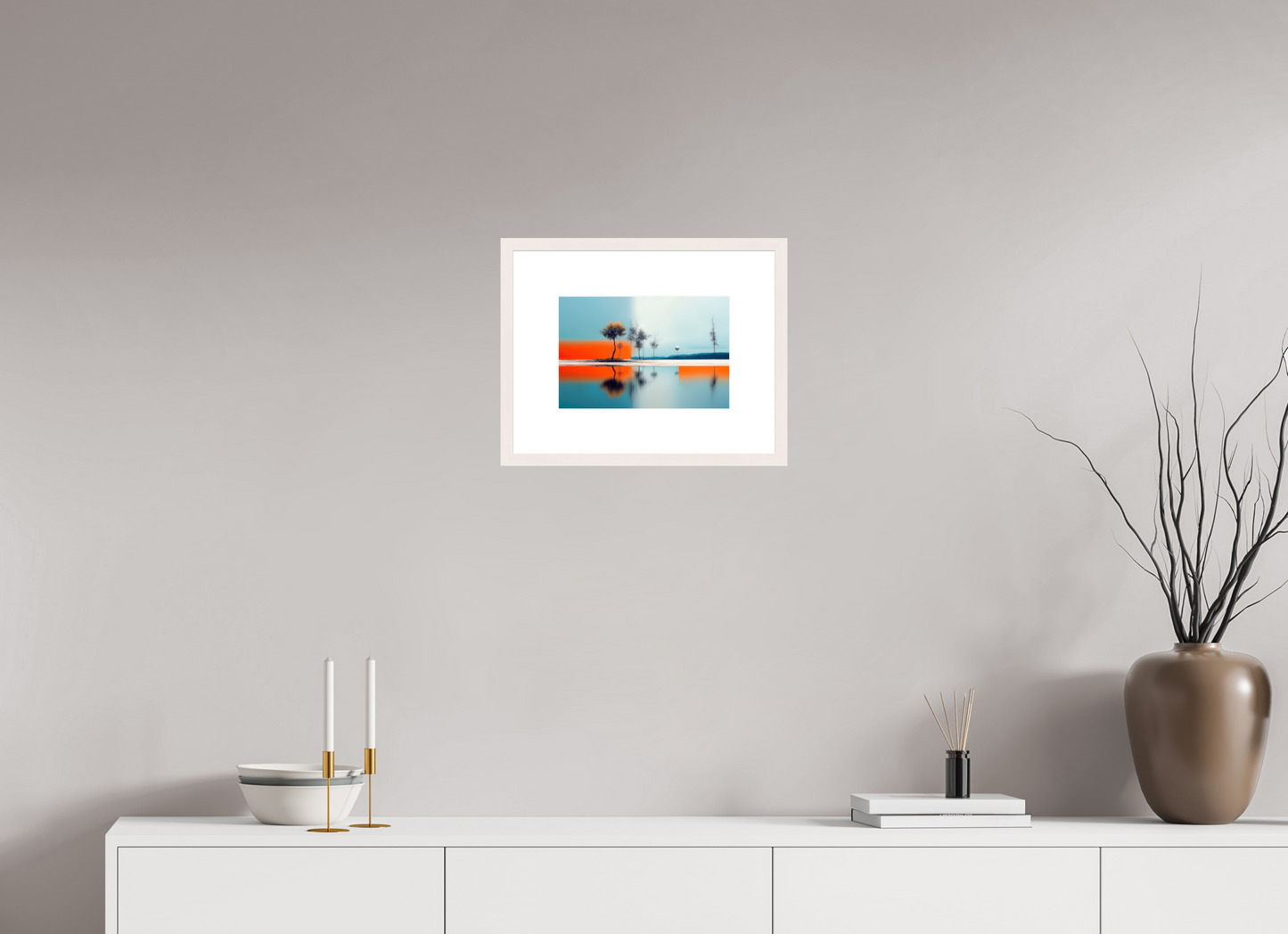 30 x 20 cm, Fine Art Print gerahmt Horizont der Gegensätze