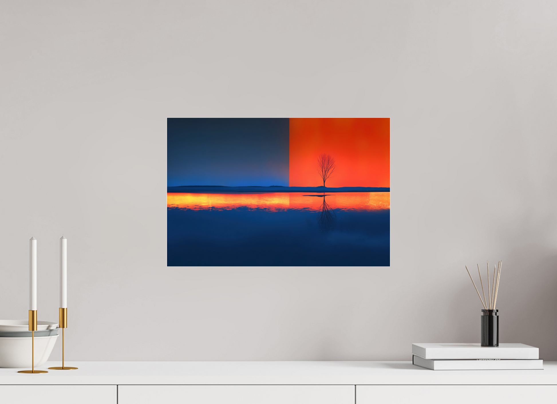 45 x 30 cm, Acrylglas glänzend standard Grenze des Lichts—Wandkunst, Fine Art Print, Leinwand, Acryldruck, Alu-Dibond
