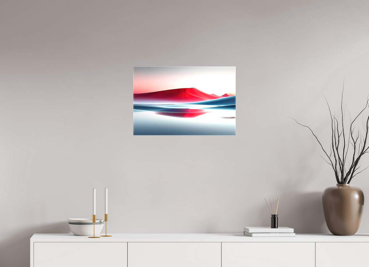60 x 40 cm, Leinwand glänzend Im Fluss der Formen