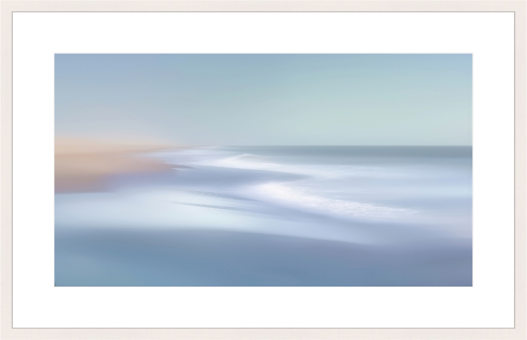 Main image Verwehter Horizont – Strandlicht in Blau