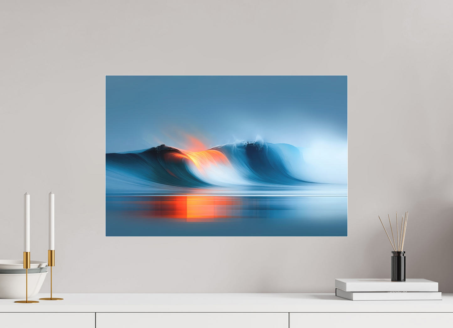 60 x 40 cm, Fine Art Pigmentdruck hinter Acrylglas Schwelle im Licht