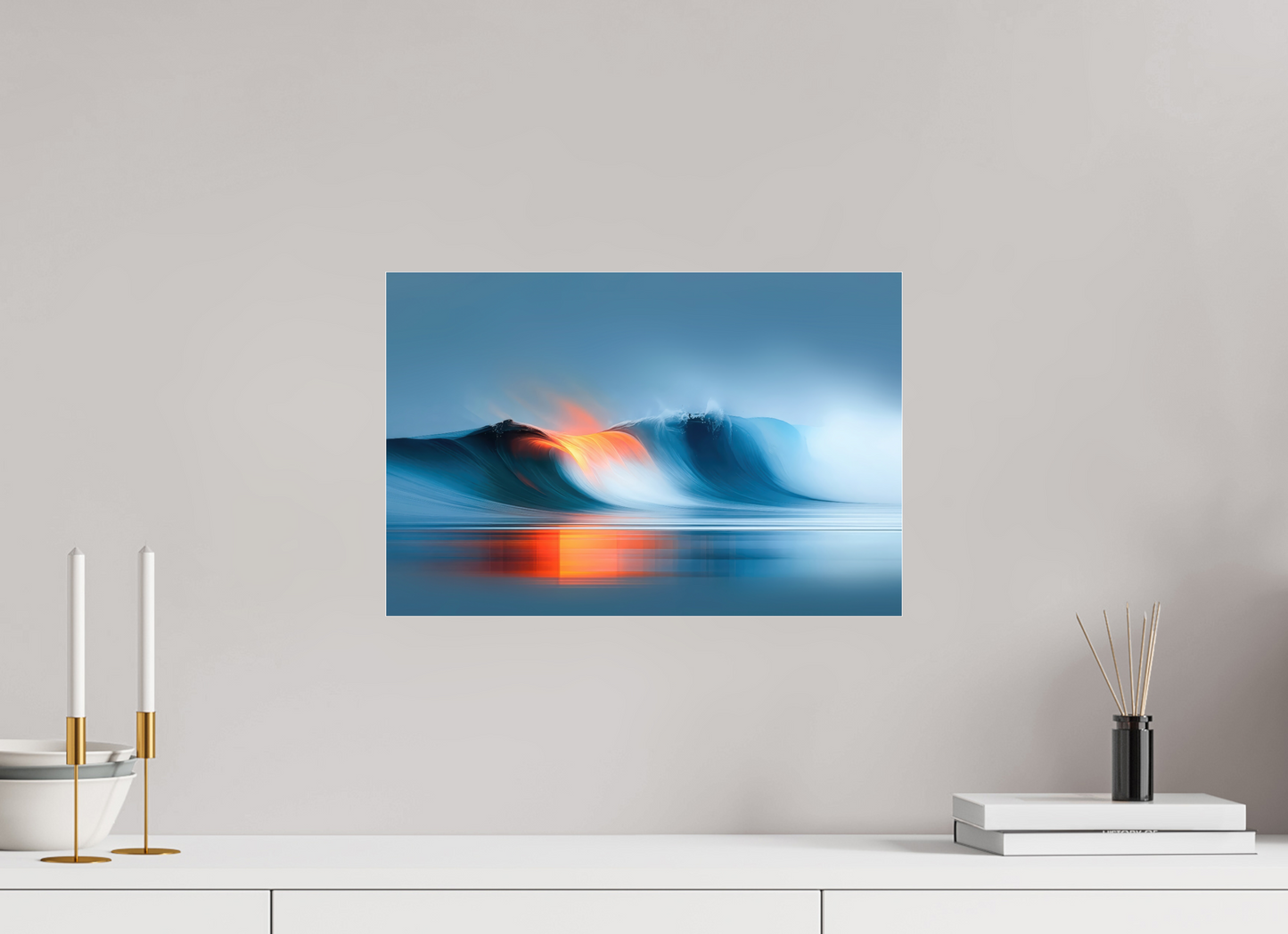 45 x 30 cm, Acrylglas glänzend standard Schwelle im Licht