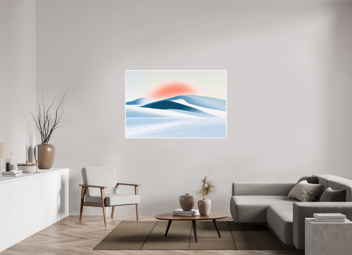 150 x 100 cm, Fine Art Print Hahnemühle Baryta Spur in der Stille