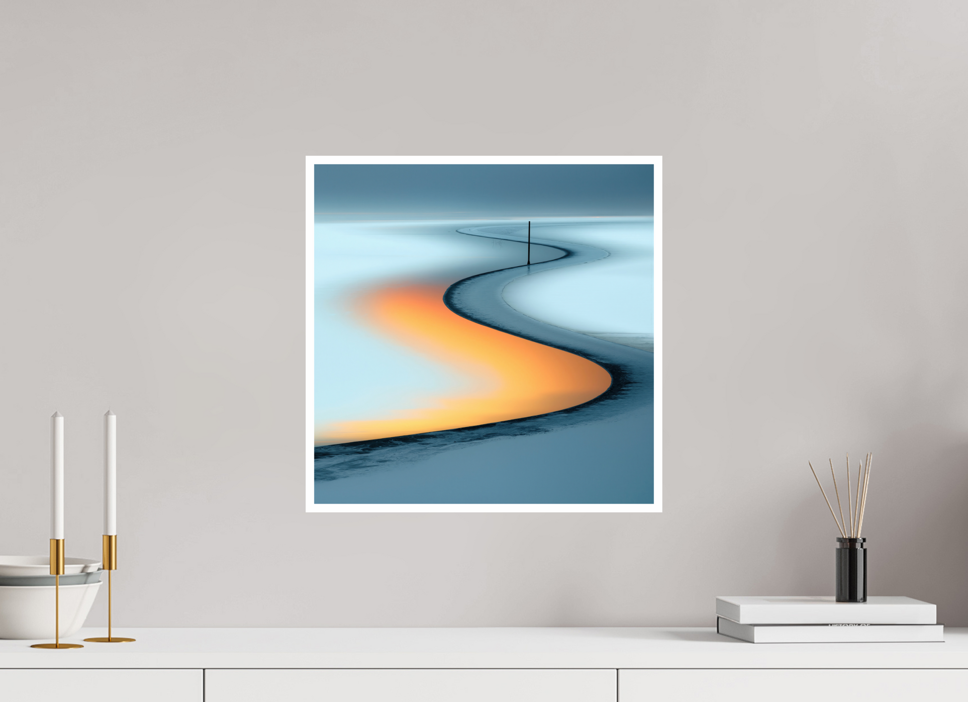 40 x 40 cm, Fine Art Print Hahnemühle Baryta Goldener Priel