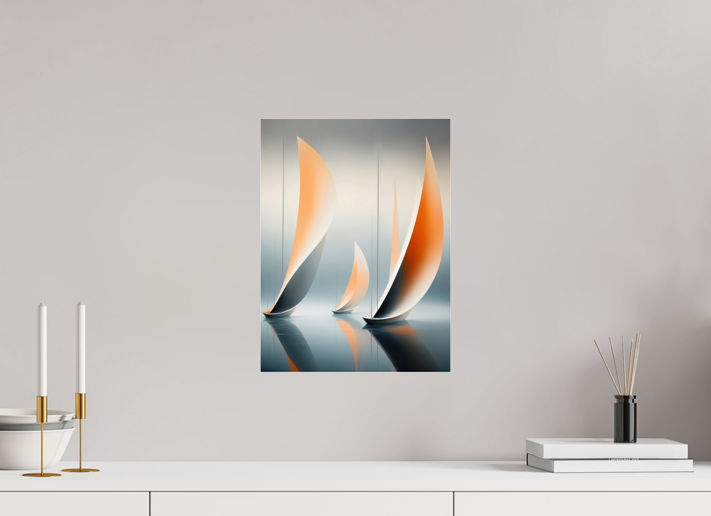 30 x 40 cm, Acrylglas glänzend standard Drei im Licht