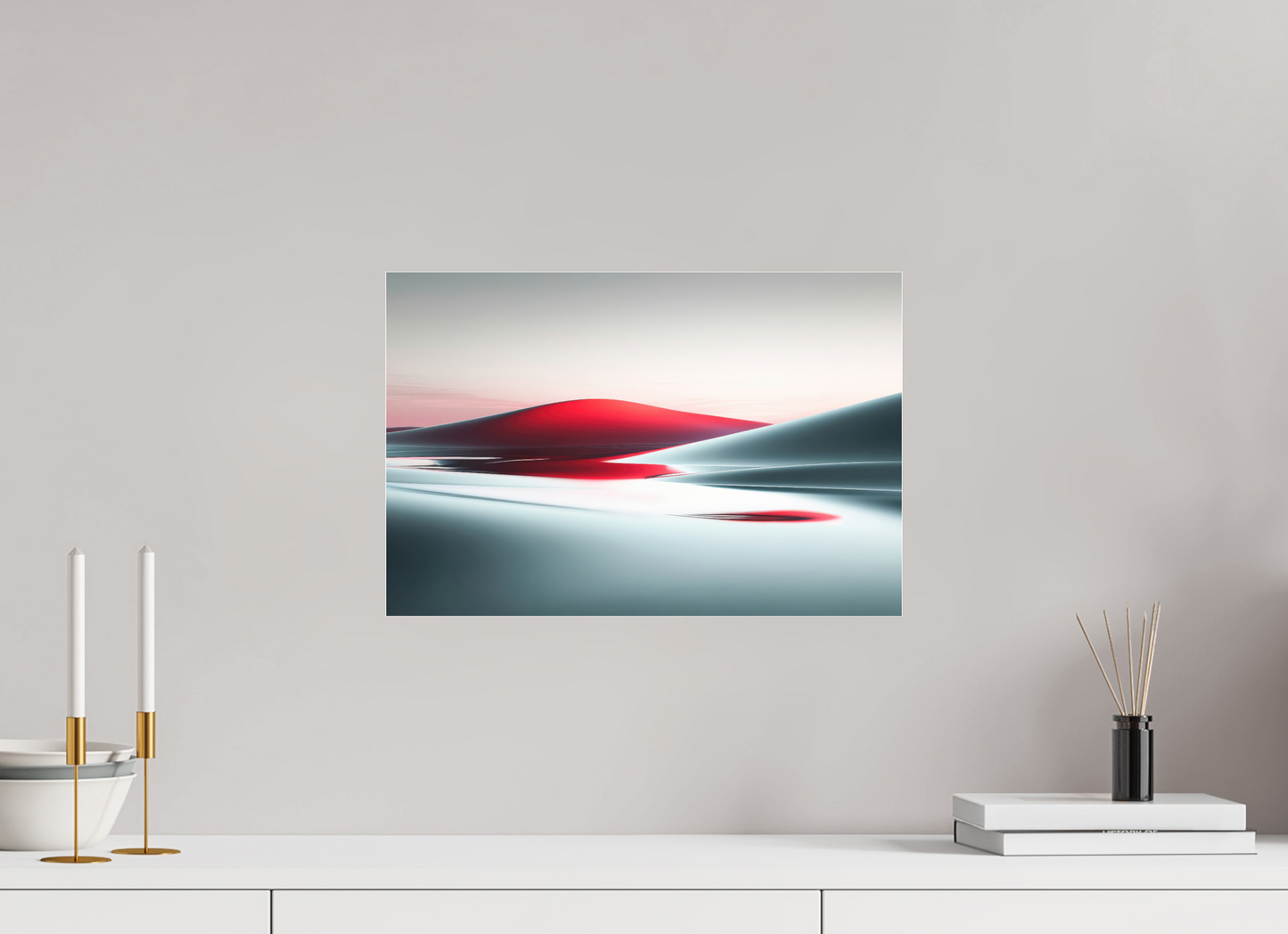 45 x 30 cm, Fine Art Pigmentdruck hinter Acrylglas Die Stille der Dünen-06